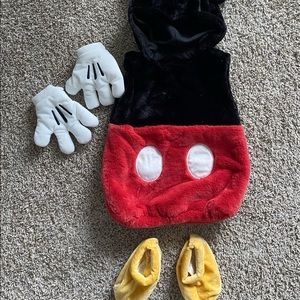 Pottery Barn Kids Mickey Mouse Costume 12-24 M